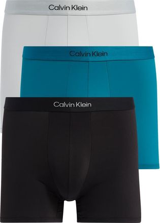 Calvin Klein 3-Pack Stretch Contour Pouch Boxer Briefs in Teal Marine/High Rise/Black at Nordstrom Rack, Size X-Large