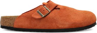 Birkenstock Boston buckle suede clogs - Orange