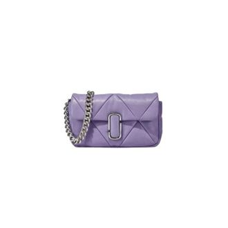 Marc Jacobs Shoulder Bags, female, Purple, Size: ONE SIZE Puffy Diamond Quilted J Marc Daybreak