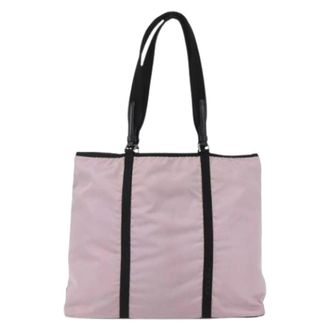 Prada Pre-owned Tote Bags, female, Pink, Size: ONE SIZE Pre-owned Vintage tote