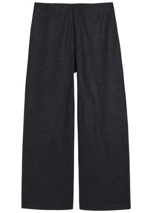 Eileen Fisher Eileen Fisher Wide-leg Wool Trousers - Charcoal - L (UK 18-20 / XL)