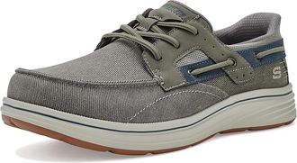 Skechers Troutt - Davey Mens Shoes Grey : 10.5 EE - Wide, Canvas