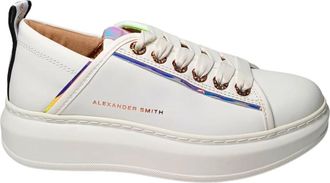 Alexander Smith Stijlvolle Sneaker - Dames - Sneakers - Wit - 36 EU - Leer - Schoenen