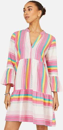 Yumi Cotton Tunic Dress in Multi at Nordstrom, Size 10