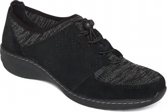Aetrex Womens Casey Slip-On Sneaker In Black