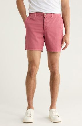 Johnnie-O Nassau Chino Shorts in Washed Red at Nordstrom, Size 34