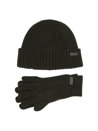 Barbour Set berretto e guanti Barbour Carlton