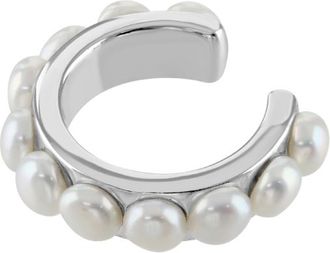 Lucy Quartermaine Royal Pearl Ear Cuff in Sterling Silver at Nordstrom