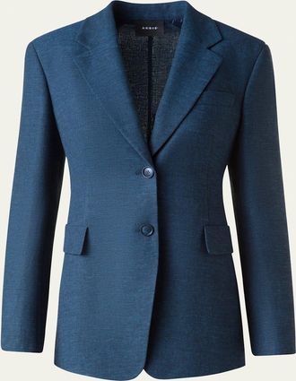 Akris Taddeo Linen Jacket