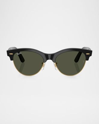 Ray-Ban Clubmaster Way Plastic Square Sunglasses