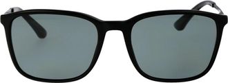 Giorgio Armani Stijlvolle zonnebril 0Ar 8197 - Heren - Zonnebrillen - Zwart - 55 MM - Accessoires