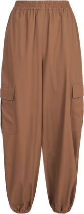 Max Mara Brown Loose Cargos Pants