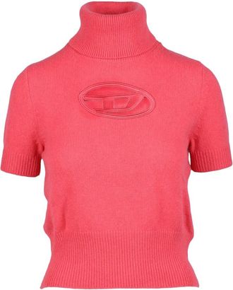Diesel maglia - Dames - Coltruien - Roze - L - Wol - Truien & Vesten