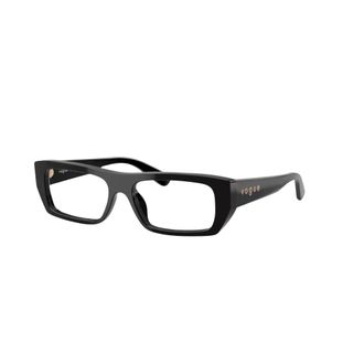 Vogue Glasses, unisex, Black, 51 MM, Rectangle Sunglasses