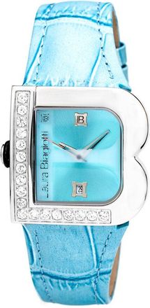 Laura Biagiotti Leather Dress Womens Watch