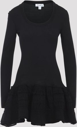 Alaia Ruffle Mini Dress