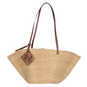 Loewe Pre-owned Basket Handbag - Dames - Vintage Shopper - Beige - ONE Size - Vintage