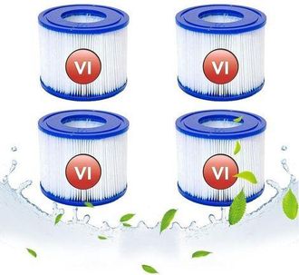 Gaetano Pesce Cartouches Filtrantes De Rechange Pour Bestway Vi, Filtre Cartridge Vi Pour Lay-z-spa Miami, Pour Vegas, Pour Monaco-taille, Filtre Pour Jacuzzi, Pour