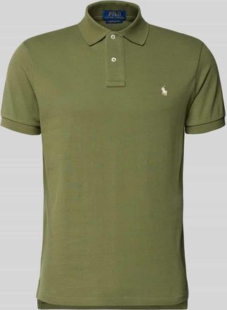Polo Ralph Lauren Regular Fit Poloshirt aus reiner Baumwolle in Oliv, Gr&ouml;&szlig;e XXL