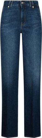 Liu Jo Lichtblauwe Flare Jeans - Dames - Loose Fit Jeans - Blauw - W33 - Katoen - Jeans