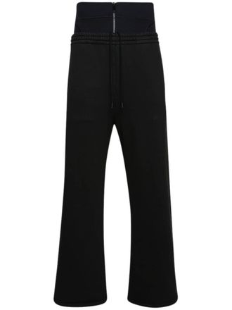 Off-white Pantaloni Bookish a gamba ampia - Nero