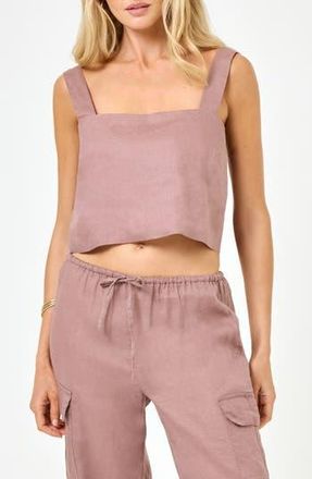 L*Space Long Island Cover-Up Tank in Smoky Quartz at Nordstrom Rack, Size X-Small