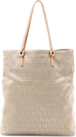 Fendi Pre-owned Tote Bags, female, Beige, Size: ONE SIZE Pre-owned Tote Bag
