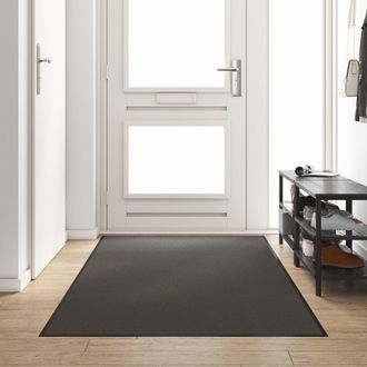 Berkfield Home Washable Doormat in Anthracite - 120x250 cm | Size: Medium