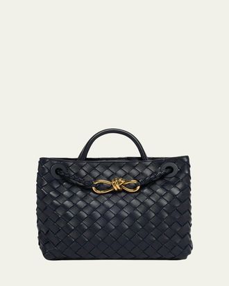 Bottega Veneta Andiamo Small Leather Top-Handle Bag