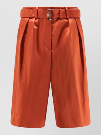 Dries Van Noten high waist bermuda shorts cotton blend