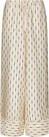 Neo Noir Cropped Broek - Dames - Vrijetijds broeken - Beige - XS - Broeken