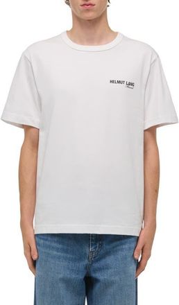 Helmut Lang Ski Map Graphic T-Shirt in White at Nordstrom, Size Medium