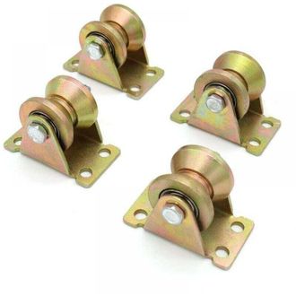 OEM Ruedas Giratorias Con Ranura En V De Colores, Ruedas Para Puertas Correderas, Utilizadas Para Puertas Correderas, Carros Mec&aacute;nicos, Bancos De Trabajo 