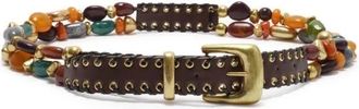 Maliparmi Frozen Elegance Riem - Dames - Riemen - Veelkleurig - 95 CM - Leer - Accessoires