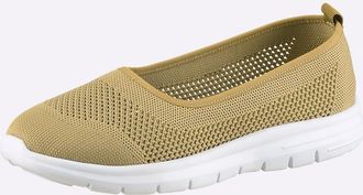 Andrea Conti Ballerina ANDREA CONTI, Damen, Gr. 36, sand, Textil, Schuhe Ballerina