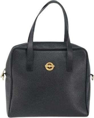 Celine Pre-owned Handbags, female, Black, Size: ONE SIZE Pre-owned Vintage Leather Handbag