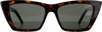 Saint Laurent Cat Eye Dark Havana Grey SL 276 MICA Sunglasses