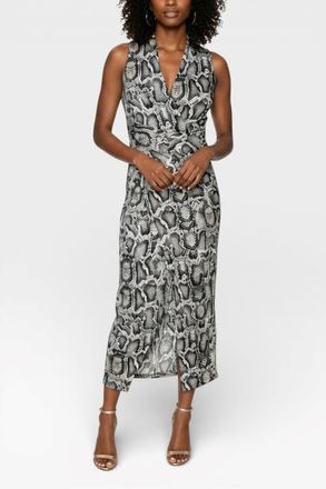 Rachel Roy Kate Ruffle Sleeve V-Neck Jumpsuit in Snakeskin at Nordstrom, Size X-Large