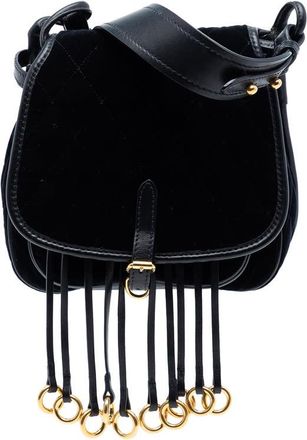 Prada Pre-owned Prada Impuntu Velluto Corsaire Crossbody Ladies 6R9720OPZOSO6K25