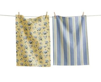Tag Yellow Floral Bouquet Dt S/2 Yellow Multi Cotton Everyday at Nordstrom