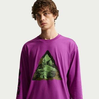 Nike Mens Nike ACG Dri-FIT Long-Sleeve T-Shirt in Black | IH1302-010