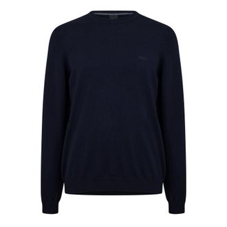 HUGO BOSS Mens E 10157925 01 Sweatshirt in Dark Blue - Size Medium