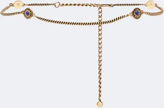 Etro Embellished chain belt