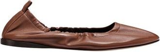 Margaux Eyewear The Pascale Flat in Cognac Nappa at Nordstrom, Size 41.5