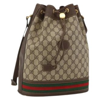 Gucci Bolso Bucket Pre-owned - Pre-owned - Mujer - Beige - ONE SIZE