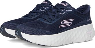 Skechers Womens Go Walk Max Cushioning Flex Remi Hands Free Slip-ins Sneaker, Navy/Pink, 9 UK
