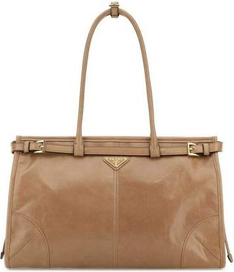 Prada Beige Large Prada Bonnie Shoulder Bag Cammeo N Borse A Mano