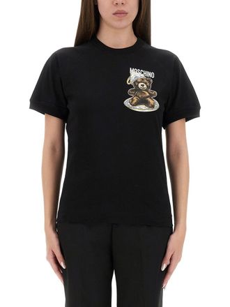 Moschino T-Shirt With Teddy Print