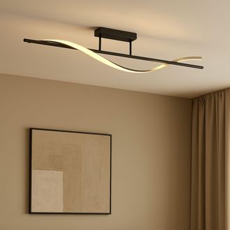 Eglo Eglo Conaprato Black & Brushed Brass Modern Ceiling Light