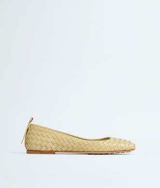 Bottega Veneta Charlotte Ballerina - Yellow - Women - 37.5
